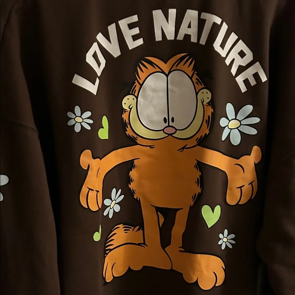Garfield Brown Sweatshirt - Picture 5 of 8